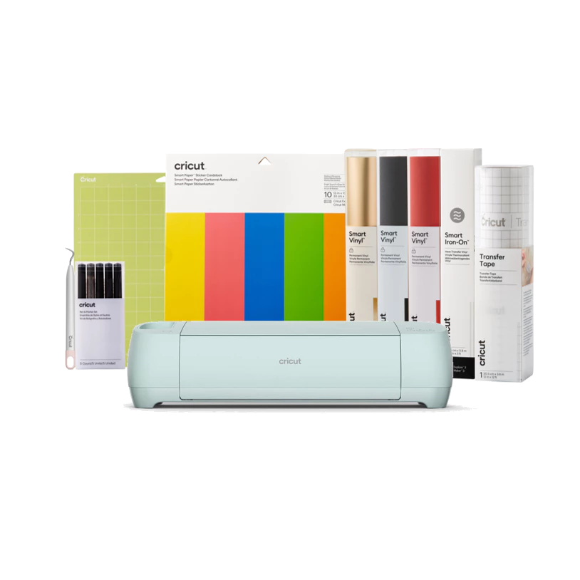 Cricut Explore 3 Smart Essential Bundle - Includes 9 Accessories