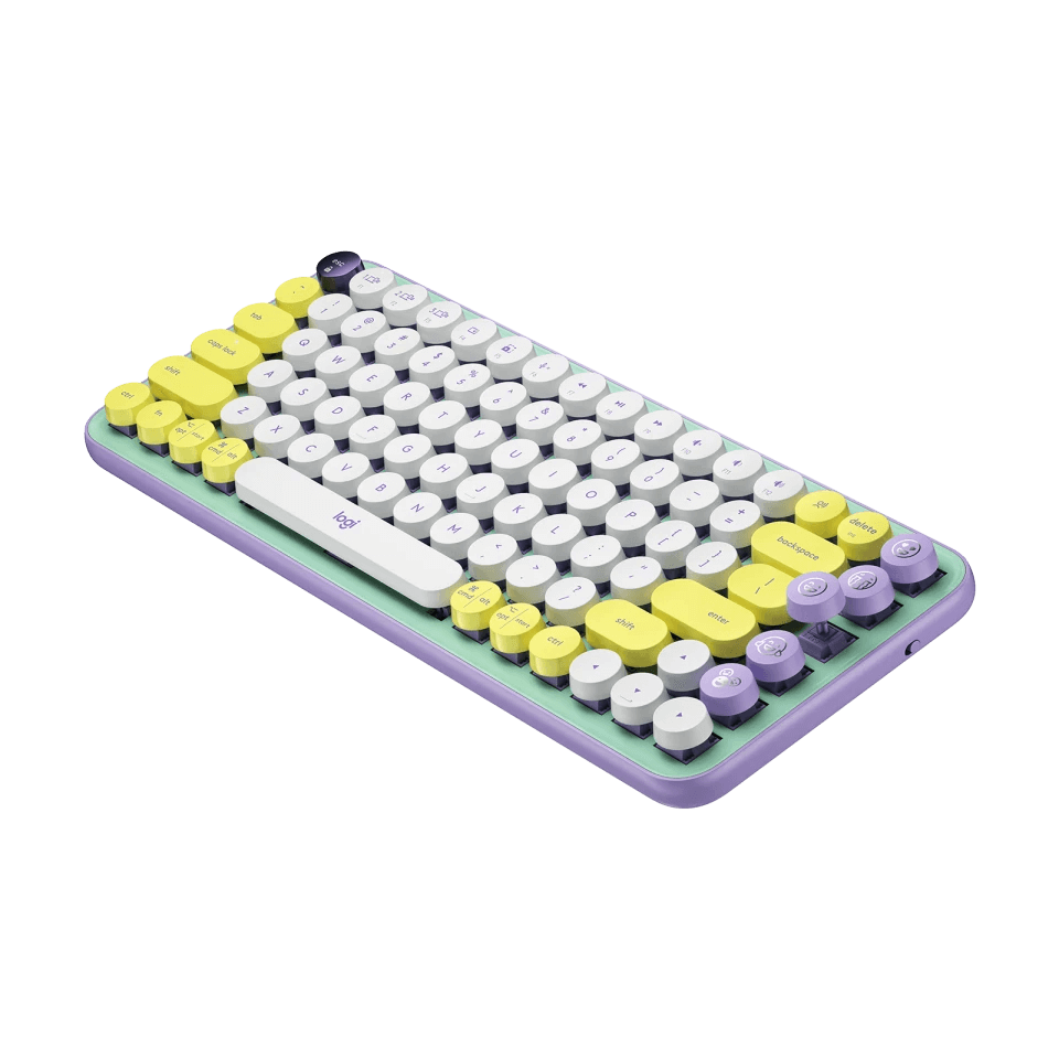 Logitech POP KEYS – Wireless Mechanical Keyboard With Customizable Emoji Keys